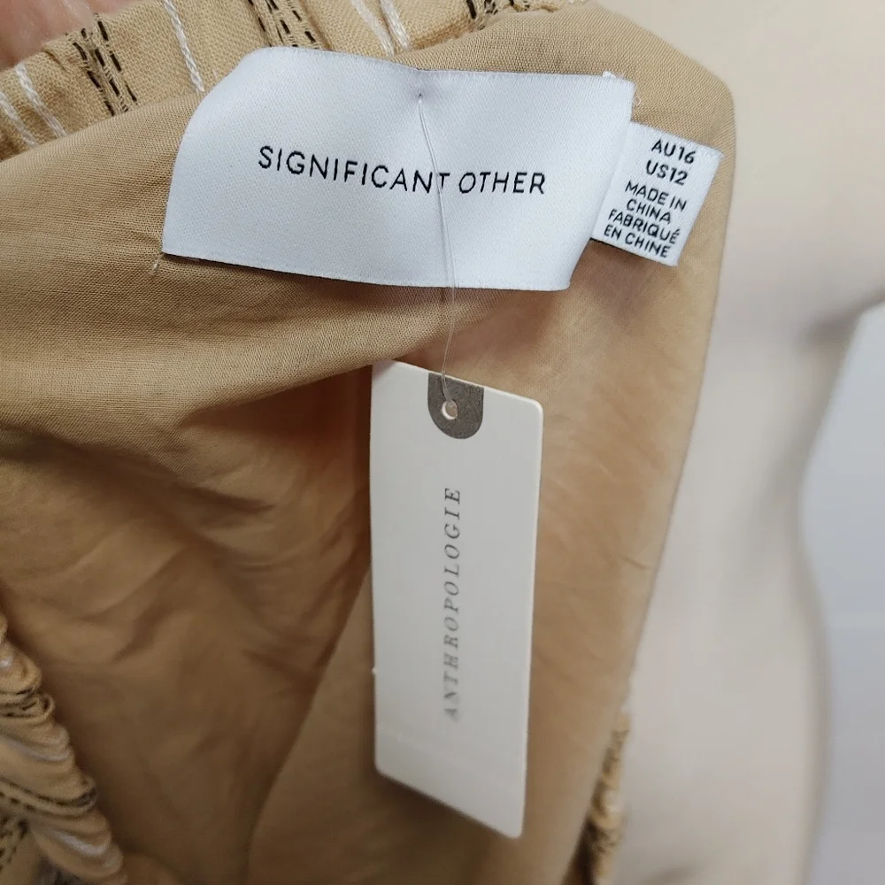 Anthropologie Significant Other cutout dress size 12 - Picture 12 of 16